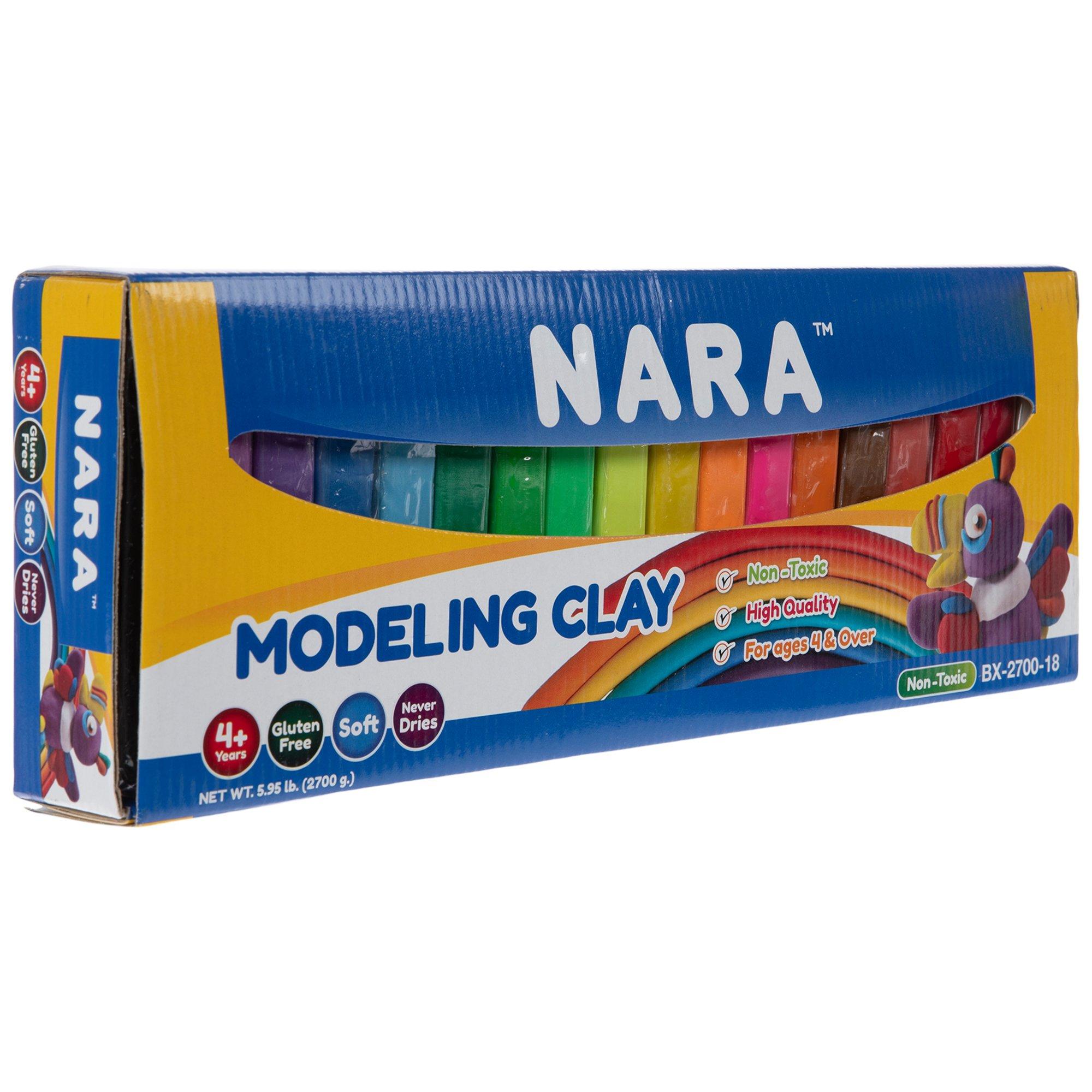 Nara Modeling Clay - 18 Piece Set